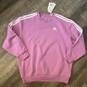 Adidas Three Stripe Multisport Crewneck Sweatshirt- Size XXS